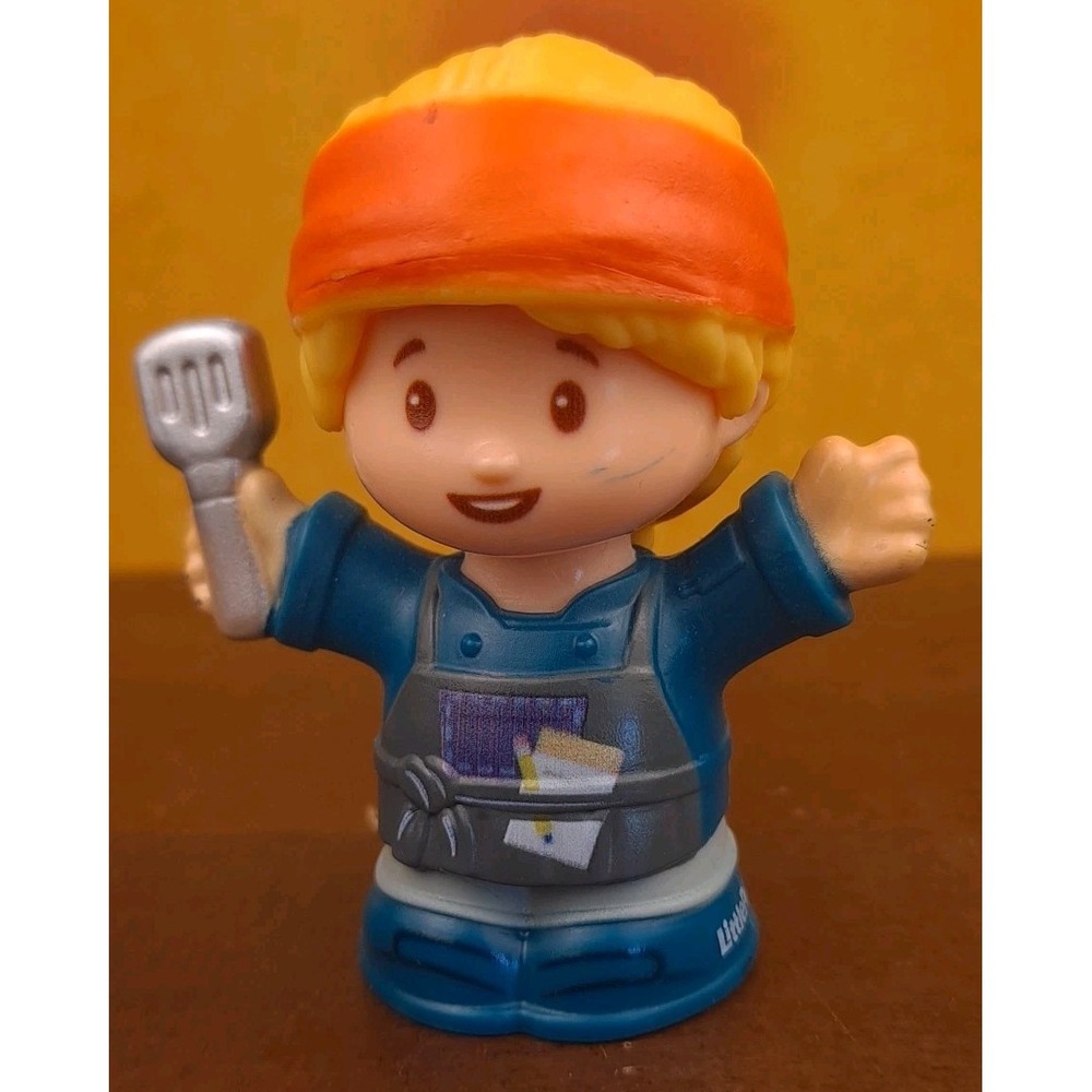 Fisher Price Little People Blonde Food Truck Chef Cook